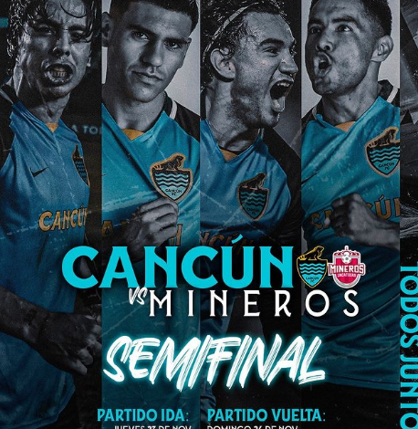 Cancún FC listo para enfrentar Mineros de Zacatecas en las semifinales de la Liga de Expansión MX