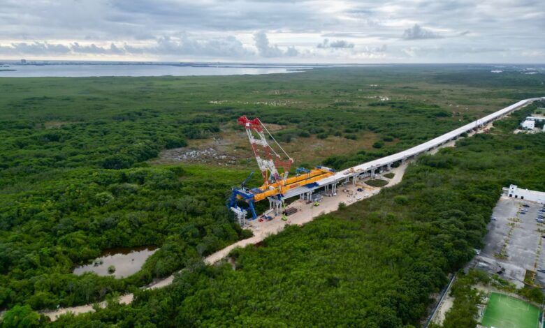 Puente Vehicular Nichupté progresa significativamente en Cancún