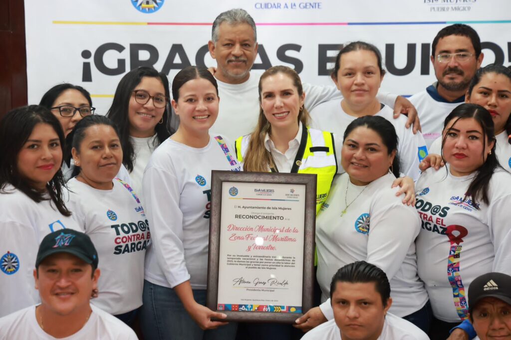 Atenea Gómez Ricalde reconoce al personal de las áreas operativas del Ayuntamiento