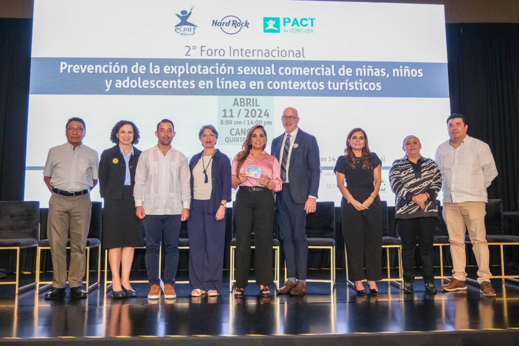 Quintana Roo da pasos decididos en la lucha contra la explotación sexual de niños, niñas y adolescentes