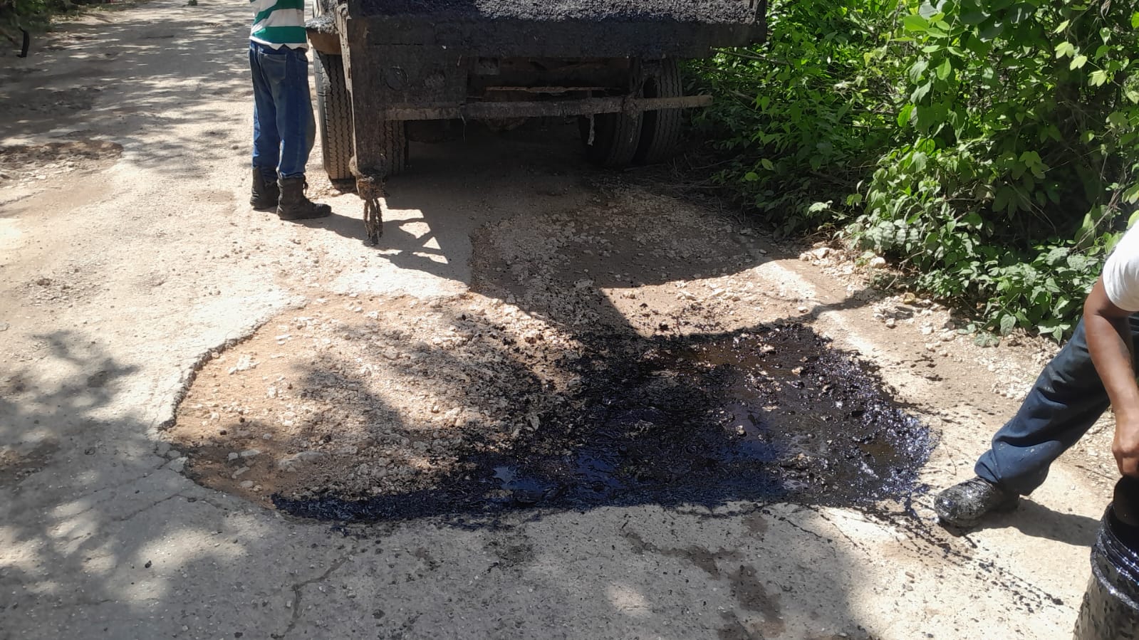 Servicios Públicos reactiva bacheo tras cese de lluvias