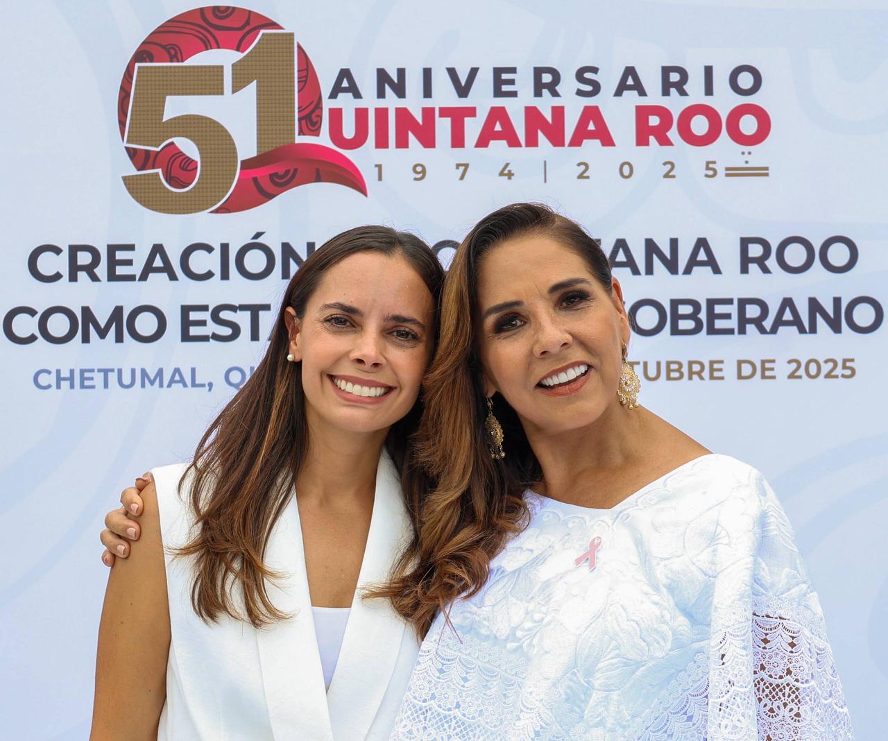 Ana Paty Peralta celebra 51 aniversario de Quintana Roo