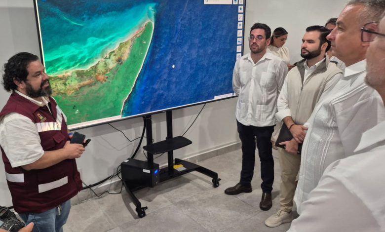 Quintana Roo muestra su estrategia a la Unión Europea y SEMAR contra el sargazo