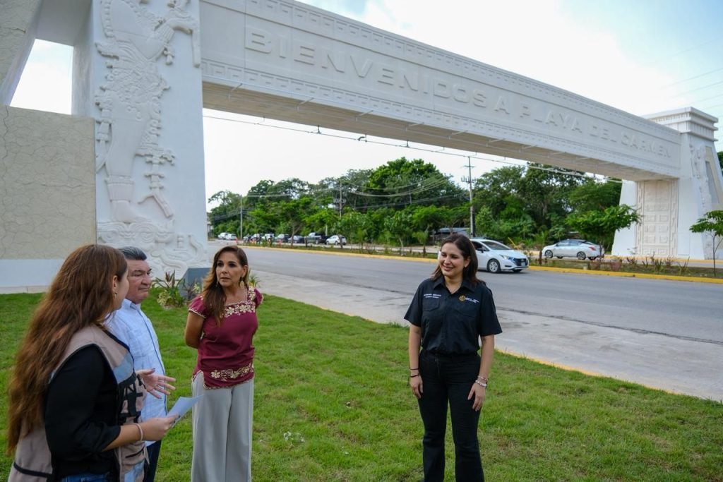 Playa del Carmen estrena nuevo Arco de Acceso con cámaras 24/7