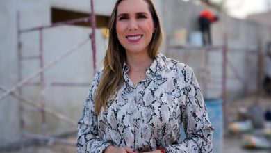 Atenea Gómez supervisa avances en la etación de Bomberos de Costa Mujeres