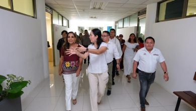 Mara Lezama presenta laboratorios de alta tecnología en Politécnica de Bacalar