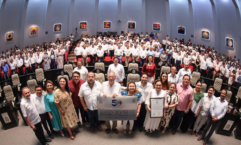 Legislatura de Q. Roo reconoce los 50 años de trayectoria del Tecnológico de Chetumal