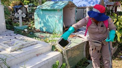 Arranca termonebulización en panteones de Cancún antes de Día de Muertos