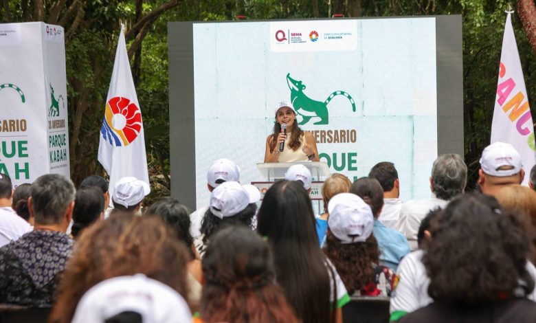 Parque Kabah cumple 30 años y Ana Paty Peralta lo llama orgullo cancúnense