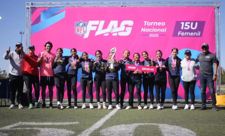 Mayas de Cancún regresan campeonas nacionales de NFL Flag 2025