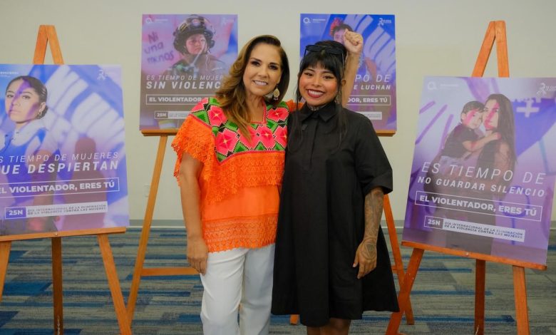 Mara Lezama lanza campaña "El Violentador Eres Tú"