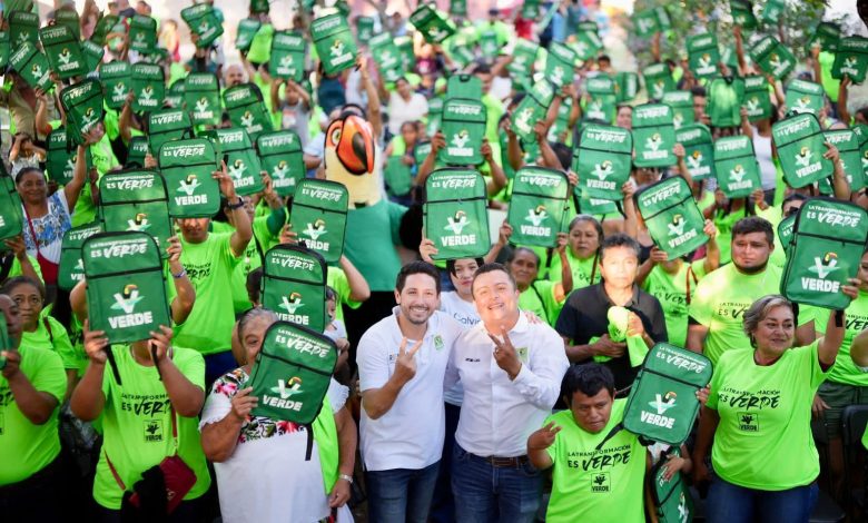 Renán Sánchez reafirma la fuerza del Partido Verde en José María Morelos