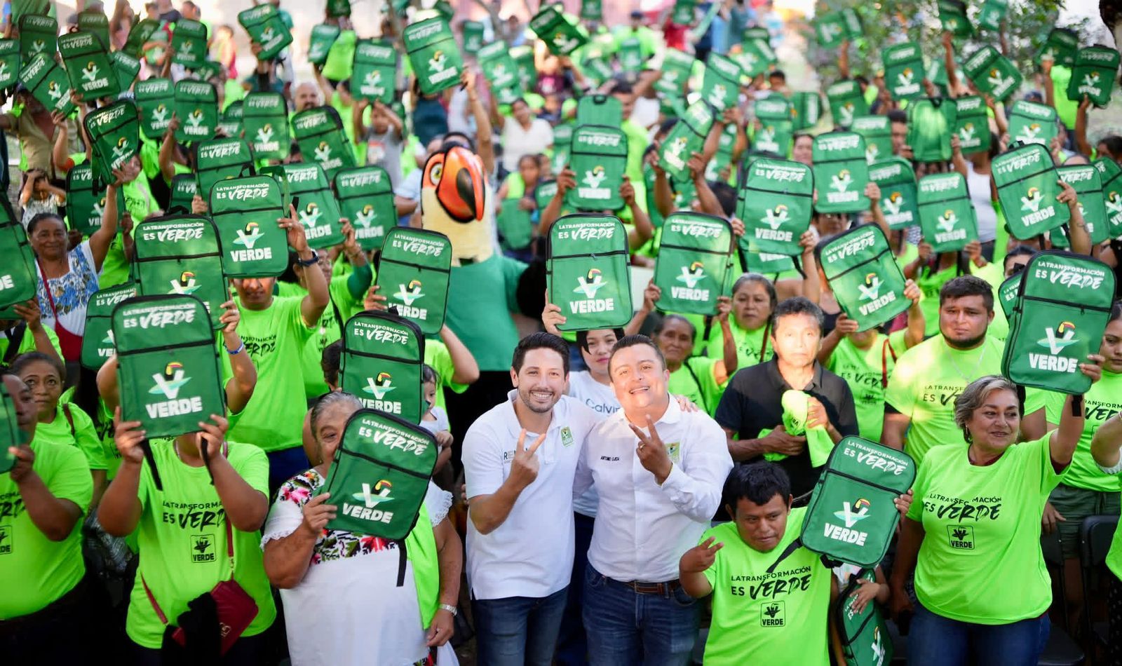 Renán Sánchez reafirma la fuerza del Partido Verde en José María Morelos