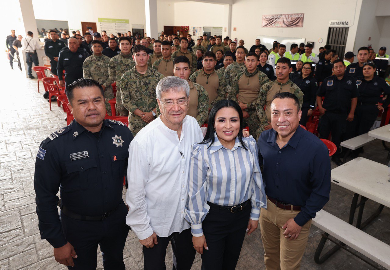 Puerto Morelos refuerza su compromiso con la seguridad y el bienestar policial
