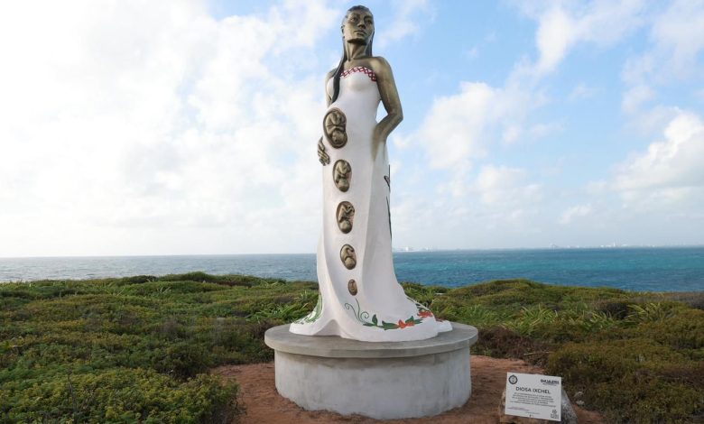 Isla Mujeres inaugura 4 nuevas esculturas en Punta Sur