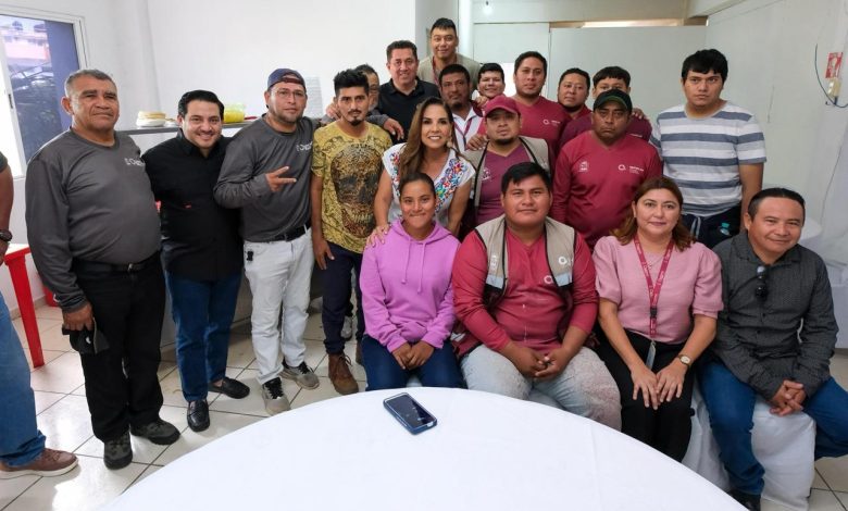 Mara Lezama reconoce labor de Servicios Generales en Chetumal