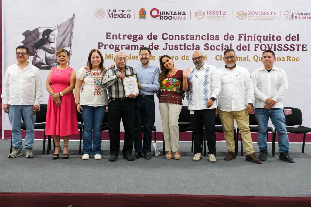 300 familias de Chetumal liberan su casa de deudas impagables con el FOVISSSTE