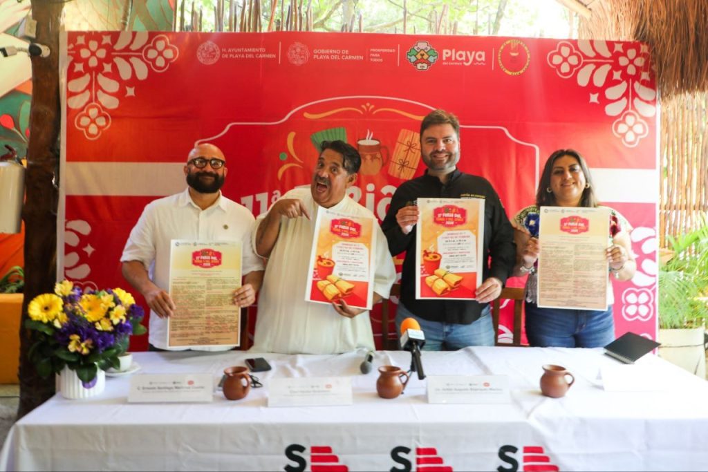 Anuncian la 11ª Feria del Tamal y el Atole en Playa del Carmen