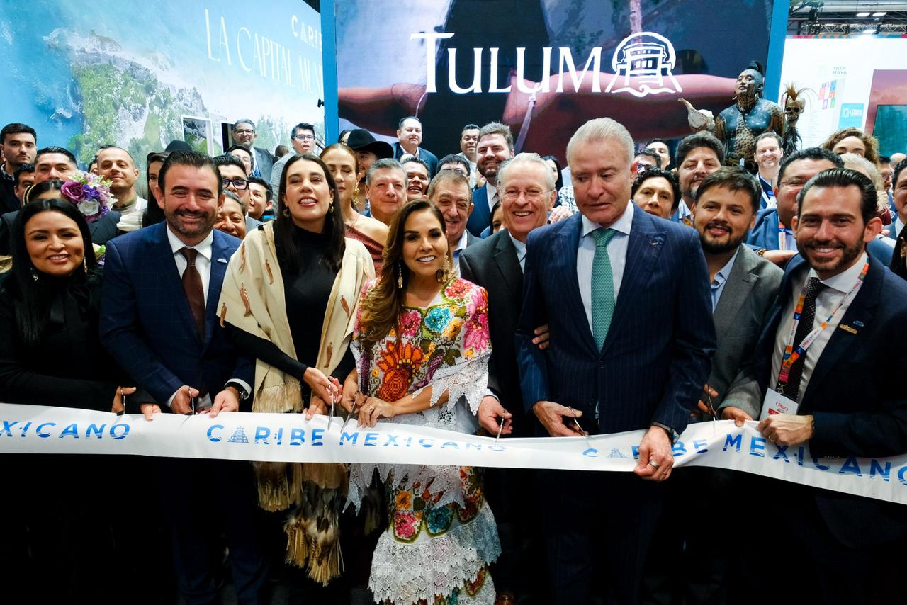Mara Lezama inaugura Pabellón del Caribe Mexicano en FITUR 2026
