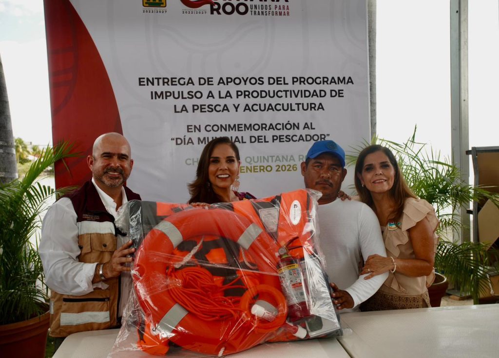 Mara Lezama entrega 8 millones en equipo a pescadores locales