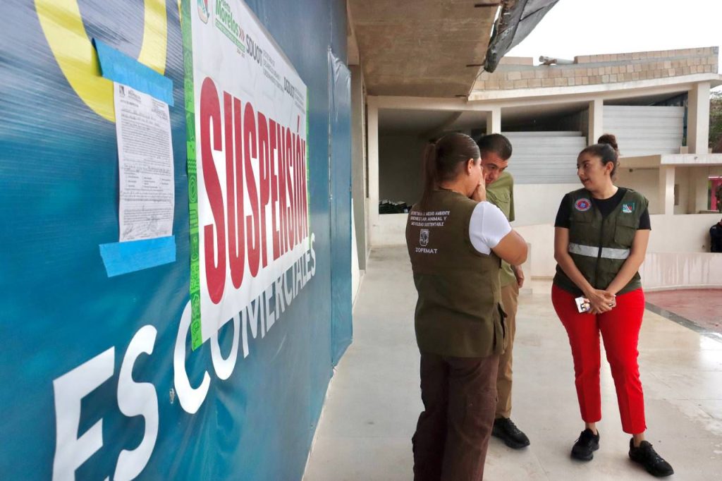 Puerto Morelos suspende obra por violar leyes de desarrollo urbano