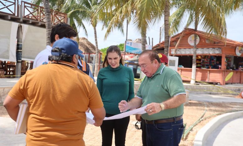 Isla Mujeres estrena pasos peatonales y soterramiento en Rueda Medina