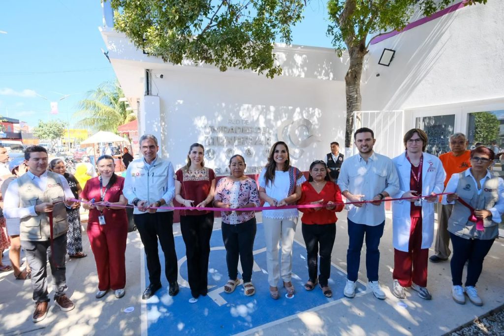 Mara Lezama inaugura Unidad del Bienestar en zona continental de Isla Mujeres