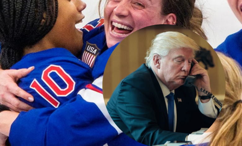 "Gracias, pero no" Equipo femenil de hockey batea a Donald Trump por sexista