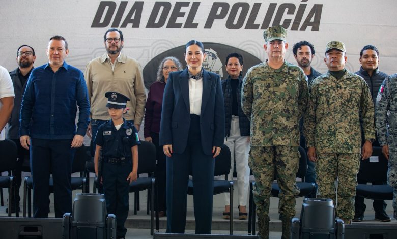 Estefanía Mercado reconoce la lealtad de la policía en Solidaridad