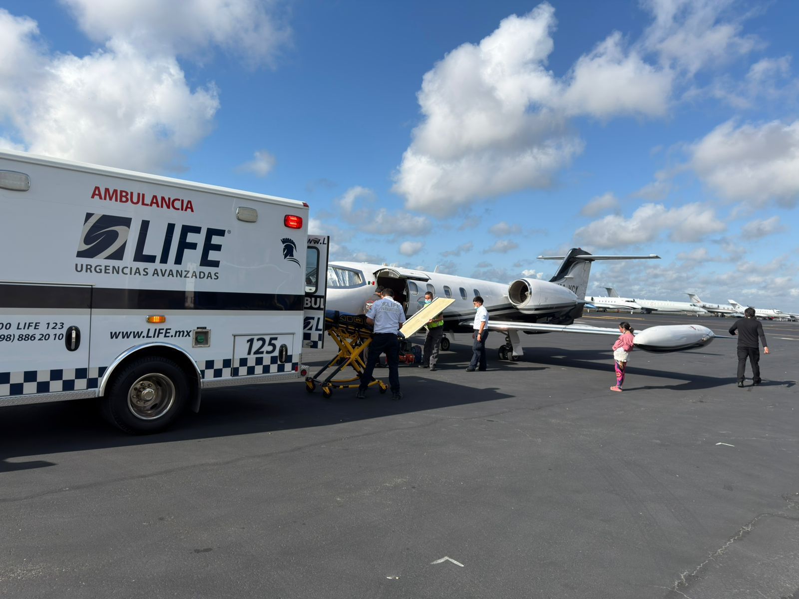 Trasladan de urgencia a menor de Cancún a la CDMX