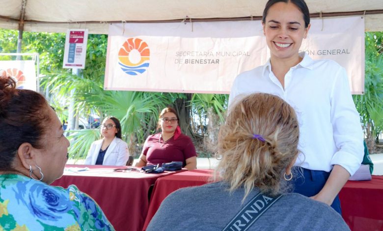 Ana Paty Peralta invita a vacunarse contra sarampión en Cancún