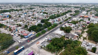 Ana Paty Peralta amplía pavimentación de la Av. Kabah hasta Arco Norte