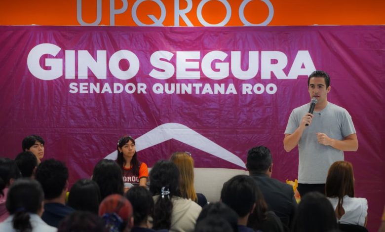Gino Segura impulsa Ley de Juventudes en universidades de Cancún