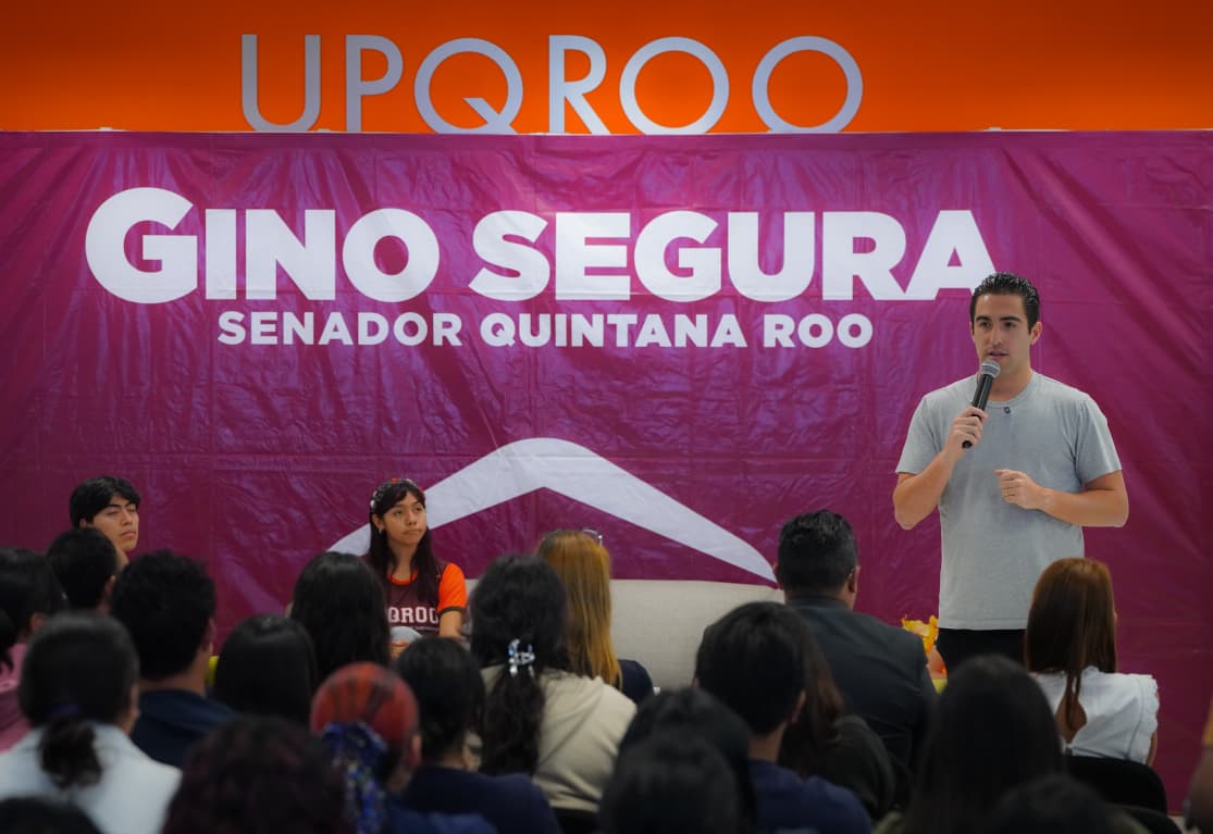 Gino Segura impulsa Ley de Juventudes en universidades de Cancún