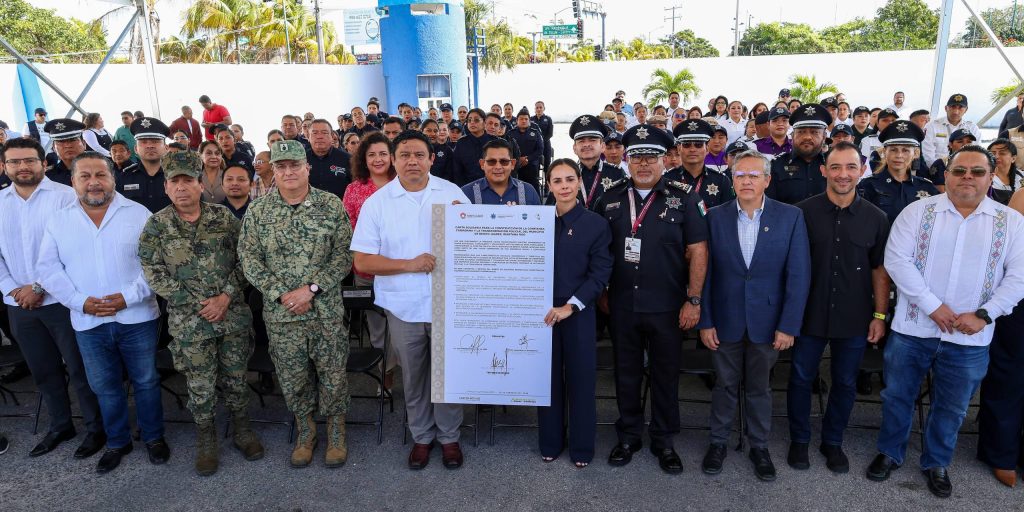 Ana Paty Peralta lanza CERTIPOL para certificar a la policía de Cancún