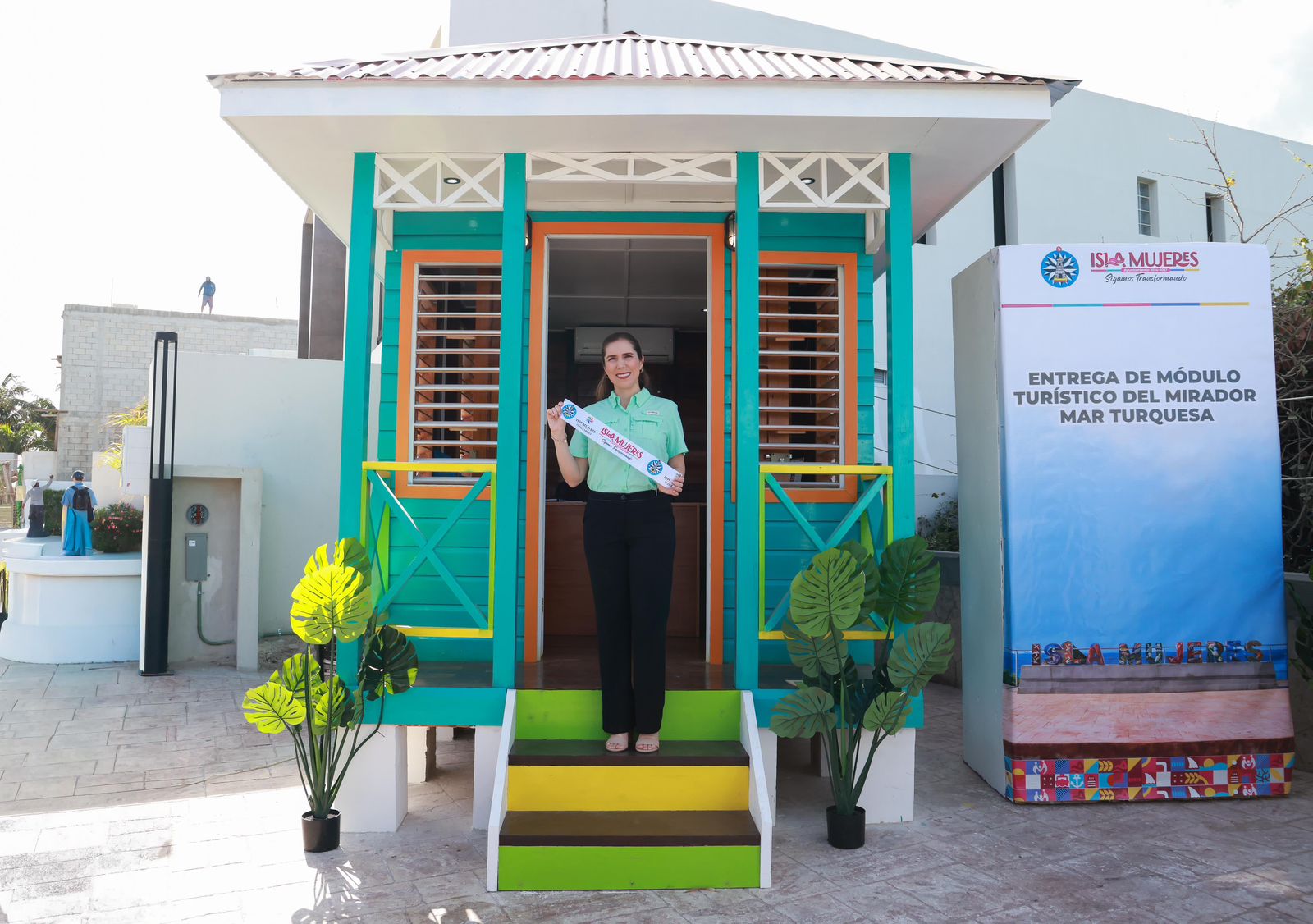 Inauguran nuevo Módulo de Atención Turística en el Mirador Mar Turquesa de Isla Mujeres