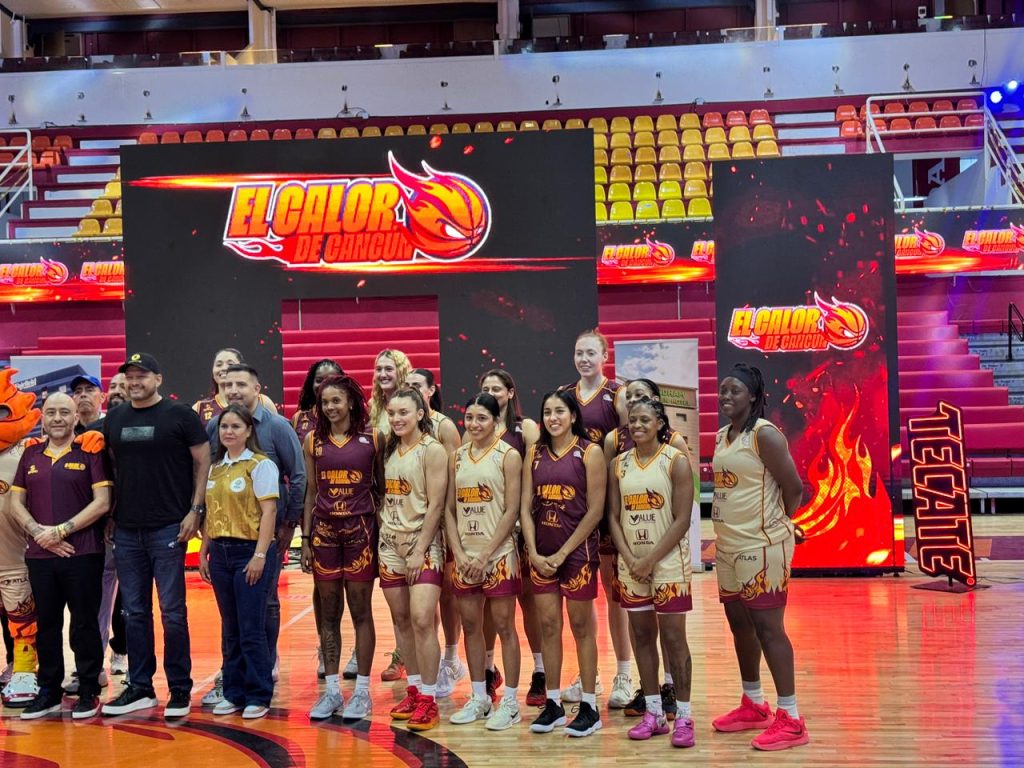 El Calor de Cancún femenil presenta roster y uniformes para LNBP 2026