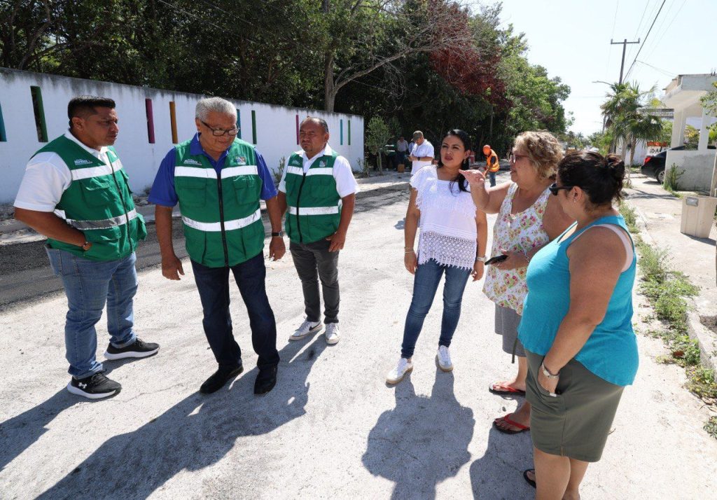 Blanca Merari renueva parques y calles en Villas Morelos I