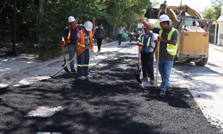 Blanca Merari renueva parques y calles en Villas Morelos I